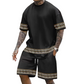 🌿 TIDSBEGRÄNSAD 50% RABATT! ✨ Kortärmad T-shirt & Shorts Set – Andningsbart, Oversized ✨