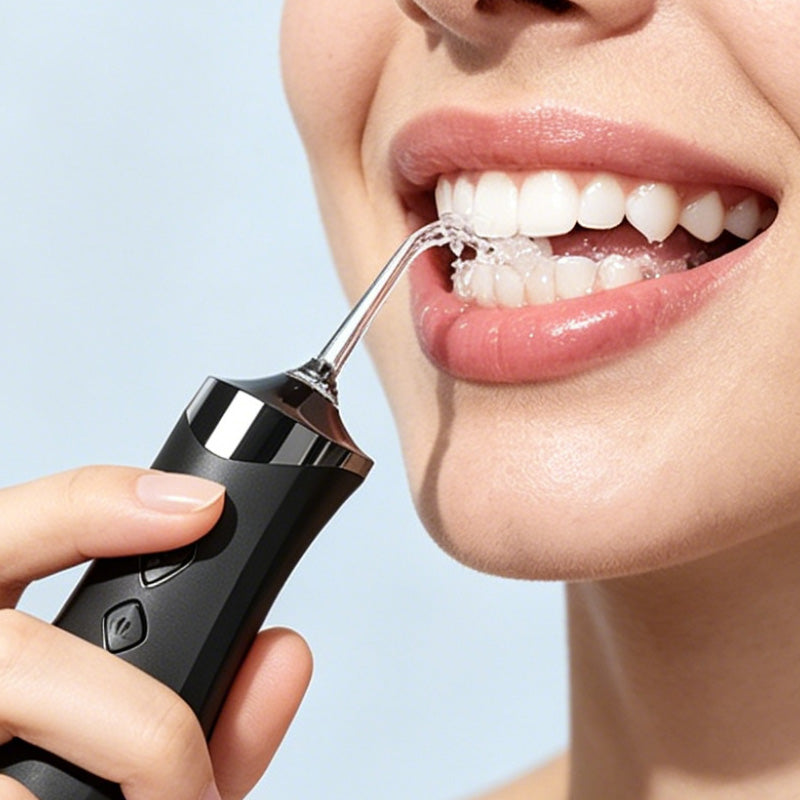 🦷 NU 50 % RABATT! 💧 Sladdlös munsköljare för tandvård | Professionell vattenflossare 🌟
