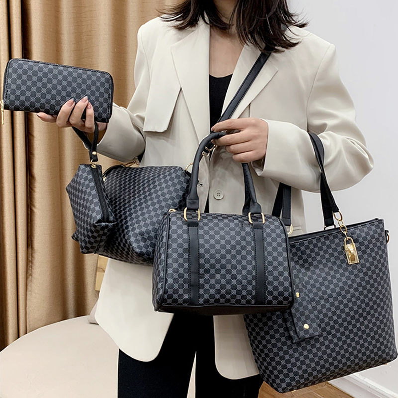 🔥SISTA DAGEN – 50 % RABATT👜 6-delars väskpaket | ✨ Högkvalitativt PU-läder · Klassiskt, slitstarkt och lätt att rengöra🎒