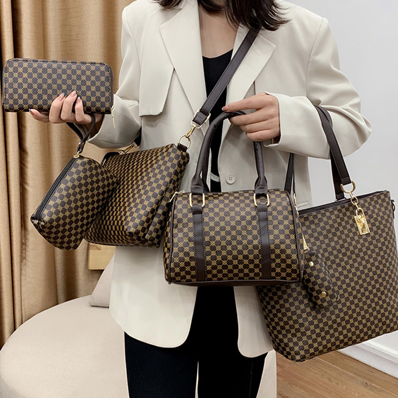 🔥SISTA DAGEN – 50 % RABATT👜 6-delars väskpaket | ✨ Högkvalitativt PU-läder · Klassiskt, slitstarkt och lätt att rengöra🎒