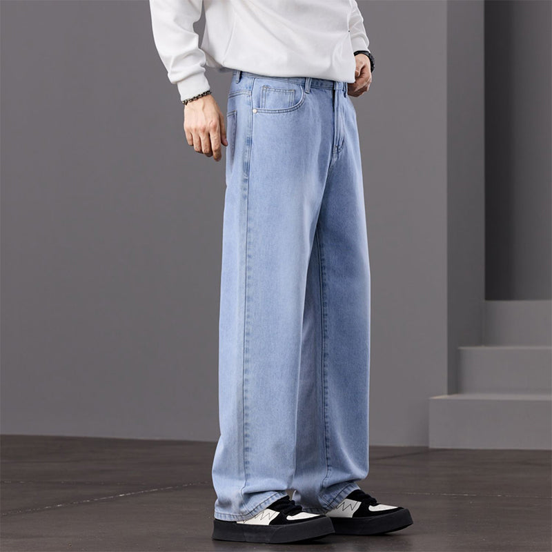 ⏳Limited-time 50% off⏰Men's Vintage Wash Wide-Leg Jeans👖