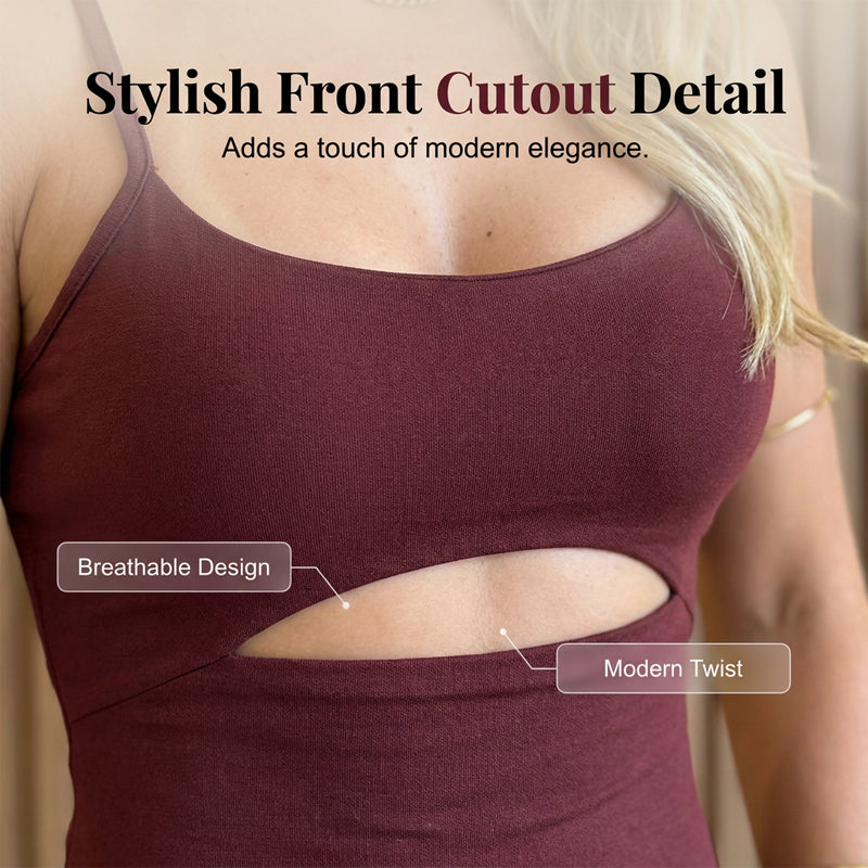 👗 50% RABATT NU!✨Sleeveless Cutout Wide-Leg Jumpsuit with Back Tie