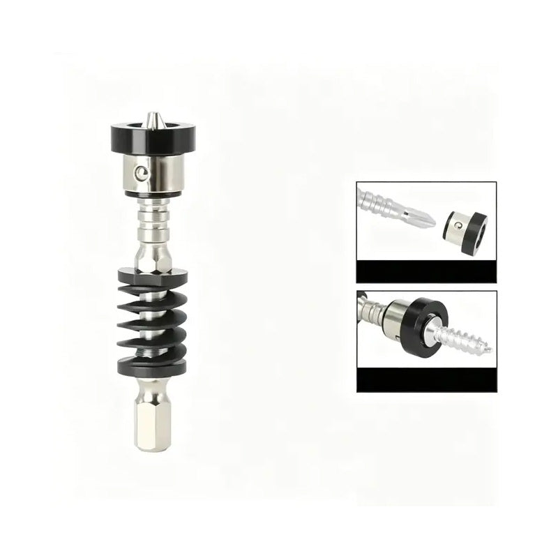 Magnetisk skruvmejselbitthållare med djupbegränsare 🔩 Ställ in, lås fast, skruva – perfekt djup, varje gång ✨