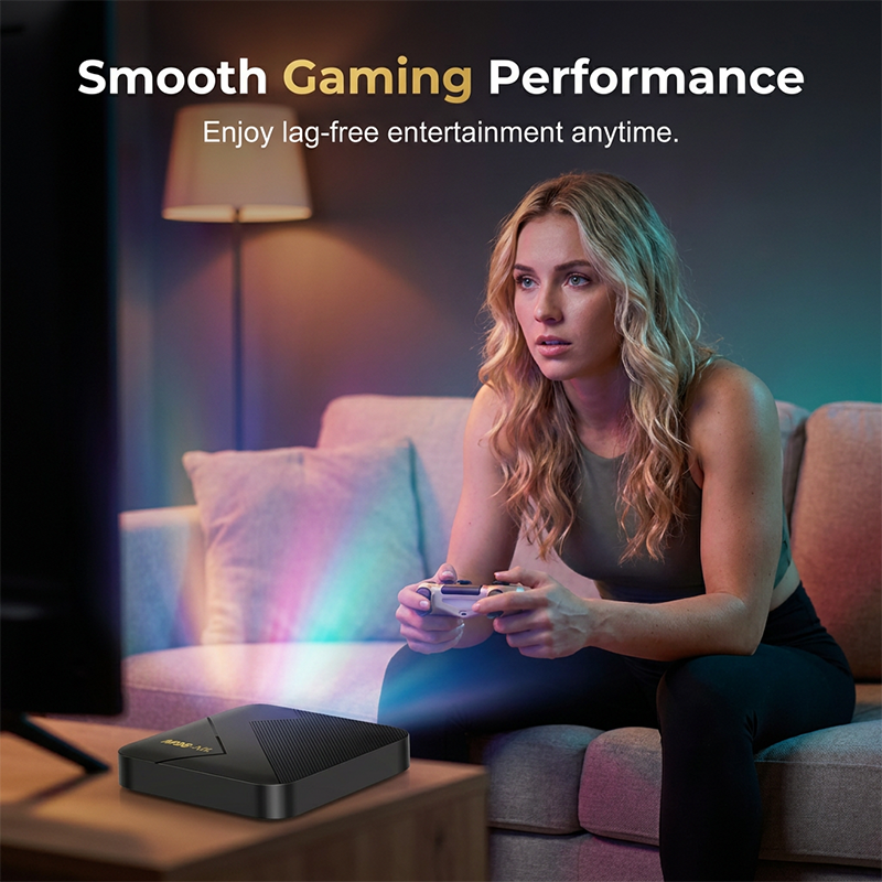 🔥 50% RABATT ＆ Fri frakt🎁 Android TV-box med Bluetooth ✨ Enkel streaming, smidigt ljud & bild i toppklass – perfekt för vardagsrum och filmkvällar 🍿🏡