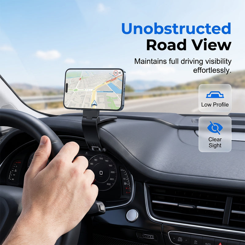 📱 BEGRÄNSAD TID: 50 % RABATT! ✨ Magnetisk mobilhållare för instrumentbrädan – starkt grepp, fri sikt, 360° vridbar 🚗