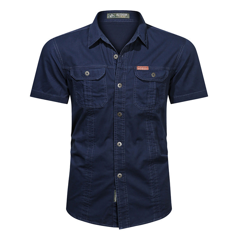 👕 50 % RABATT NU!🔥Taktisk kortärmad skjorta för män