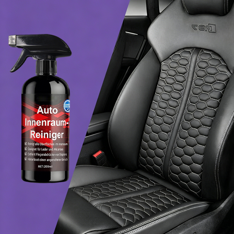 🧹 TIDSBEGRÄNSAD 50% RABATT! 🚗 Multiytesbilinterjör Rengöringsspray – 200ml, Snabbtorkande, Luktborttagare ✨