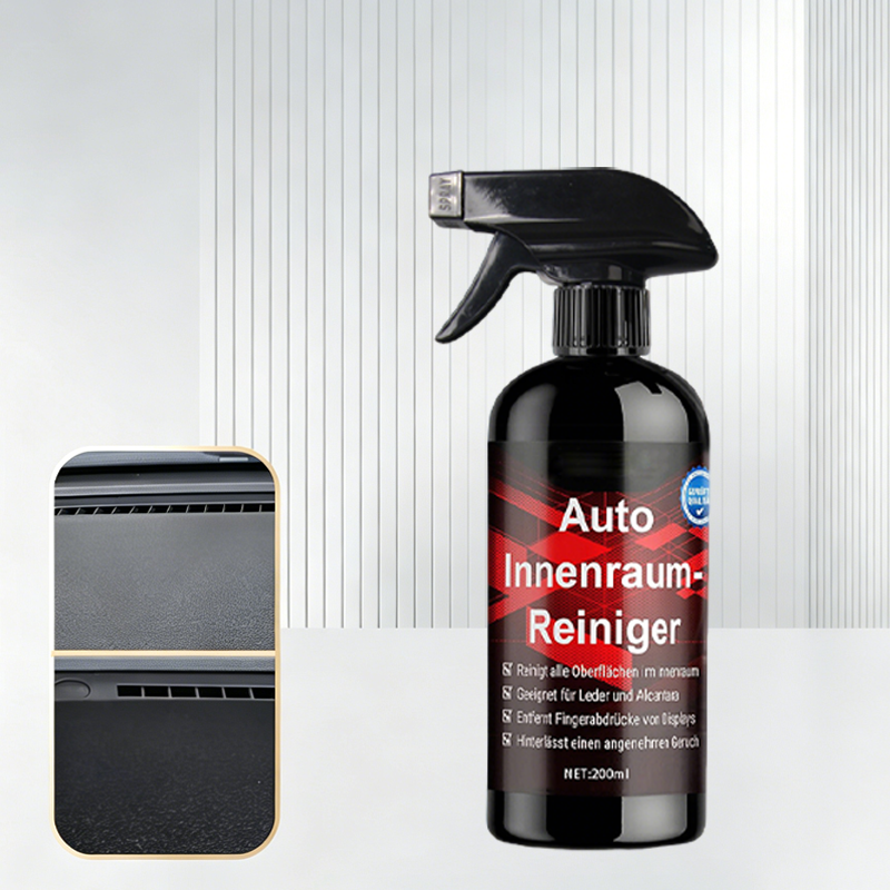🧹 TIDSBEGRÄNSAD 50% RABATT! 🚗 Multiytesbilinterjör Rengöringsspray – 200ml, Snabbtorkande, Luktborttagare ✨