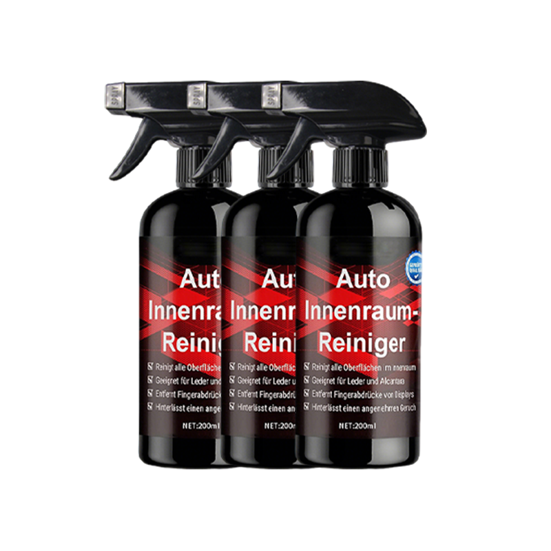 🧹 TIDSBEGRÄNSAD 50% RABATT! 🚗 Multiytesbilinterjör Rengöringsspray – 200ml, Snabbtorkande, Luktborttagare ✨