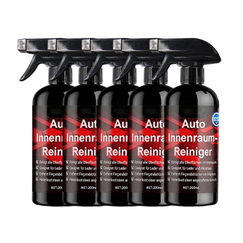 🧹 TIDSBEGRÄNSAD 50% RABATT! 🚗 Multiytesbilinterjör Rengöringsspray – 200ml, Snabbtorkande, Luktborttagare ✨
