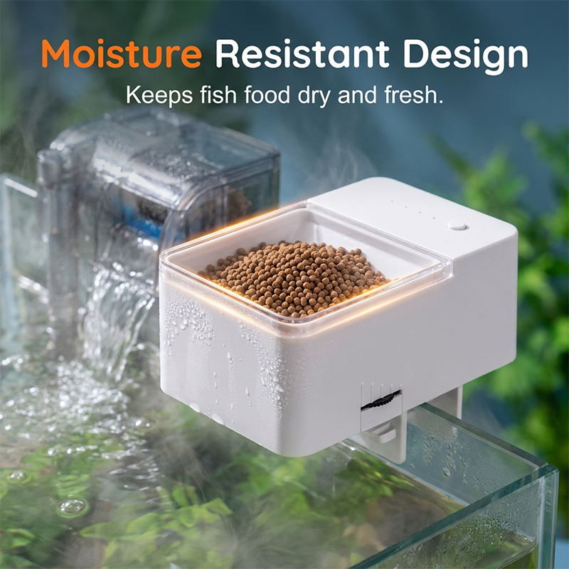 🐟 50% RABATT NU! ⏰ Automatisk Fiskmatare med Timer – Smart Schemalagd Matning, Exakt Portionskontroll & Justerbar Klämma – Bekymmersfri Semester 🎯