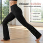 🧘‍♀️60 % RABATT! ✨ Damernas stretchiga bootcut-yogabyxor – smickrande, ultraflexibla, med fickor