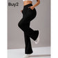 🧘‍♀️60 % RABATT! ✨ Damernas stretchiga bootcut-yogabyxor – smickrande, ultraflexibla, med fickor