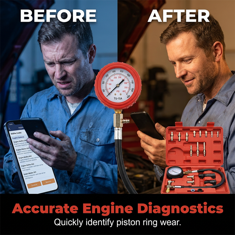 🔥Så länge lagret räcker – 50 % rabatt!🎉 Testkit för cylindertryck i dieselmotorer