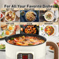 【⏰Begränsat antal – 50% rabatt + fri frakt】Multifunktionell smart elektrisk gryta 🍲 En gryta, alla funktioner – laga allt från grytor till hotpot ✨