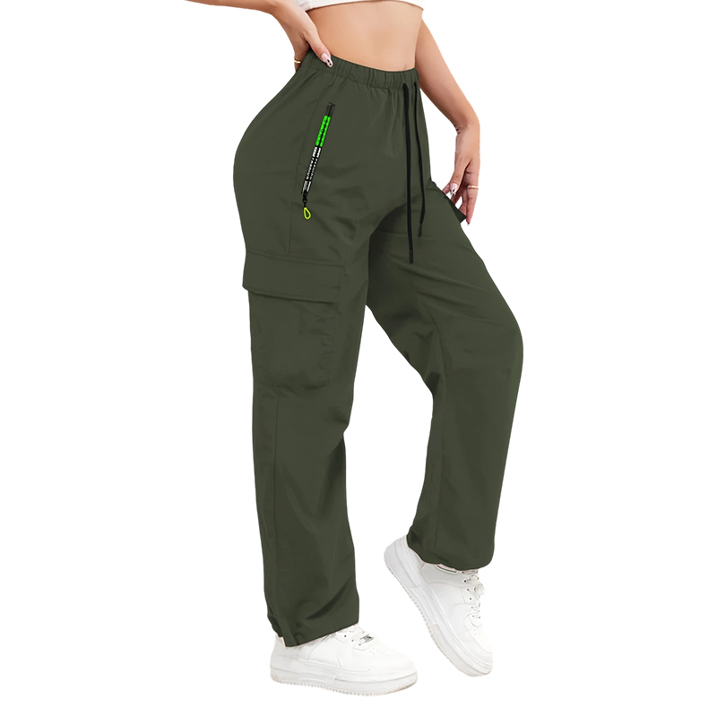 👖 BEGRÄNSAD TID: 50 % RABATT! 💥 Vintage-cargobyxor för dam med fickor – lös passform, andningsbara, justerbar midja ✨