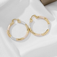 🎁Nye varer – 50 % rabatt💥Elegante, vridde hoop-øreringer for kvinner