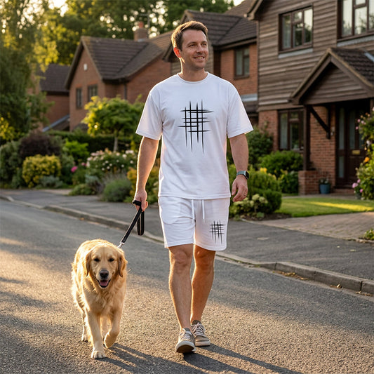 👕 50% RABATT! ⏰ Men's casual topp & shorts 2-delat set – Mjuk & andningsbar – Avslappnad passform, perfekt för lata sommardagar eller stranden – enkel matchande stil ☀️🩳
