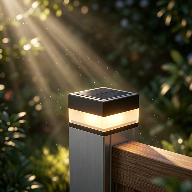 💡 Vattentäta solcellslampor för stolpar – Automatisk på/av-funktion och energibesparande – Passar 4x4-stolpar, perfekta för staket, altaner eller uppfarter – varmt sken utan kabeldragning 🌙