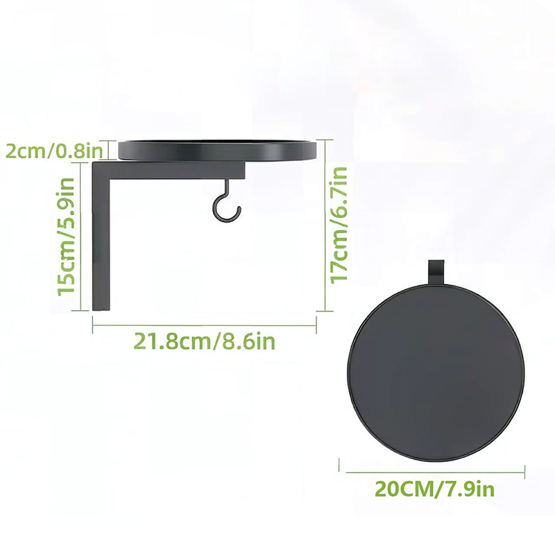 🐦💧 50% RABATT! Väggmonterat Metallfågelbad – Vädertåligt, lätt att rengöra & perfekt för trädgård, balkong & terrass 🌿
