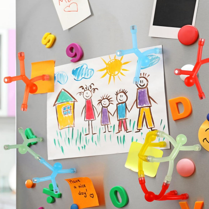🧲 50 % RABATT NU! 🎨 Kreativa magnetfigurer – starkt grepp, rörliga leder & färgglada set ✨