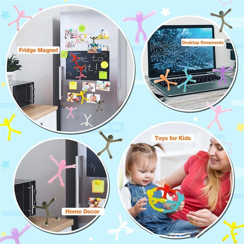 🧲 50 % RABATT NU! 🎨 Kreativa magnetfigurer – starkt grepp, rörliga leder & färgglada set ✨