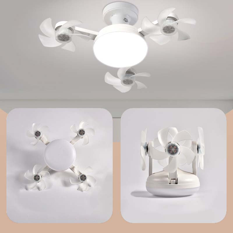 🌀50% RABATT NU! 💡 Takfläkt med E27-fattning – Tyst 2-i-1 LED-fläkt med Fjärrkontroll – Svalka & Ljus i Ett 🏠