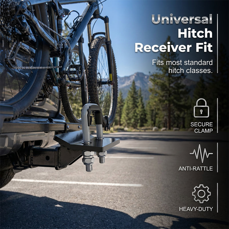 🔧 50% RABATT NU! 🛡️ Tålig Anti-Skaller Dragkroksstabilisator – Robust Stål & Gummibeläggning – Perfekt för Släp, Cykelhållare & Lastbärare – Eliminerar Skaller 🚗