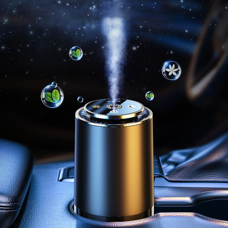💡 50% OFF NOW !Smart Car Aroma Diffuser with Star Projector | Ultrasonic Humidifier & Ambient Light | Air Purifier & Deodorizer for Vehicle Interior