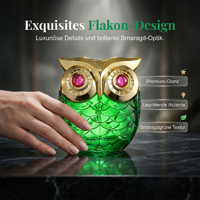 🔥🦉 50% RABATT NU! Mystisk Eau de Parfum – Mystisk Doft, Elegant Uggleflaska, Långvarig. 🌙💎