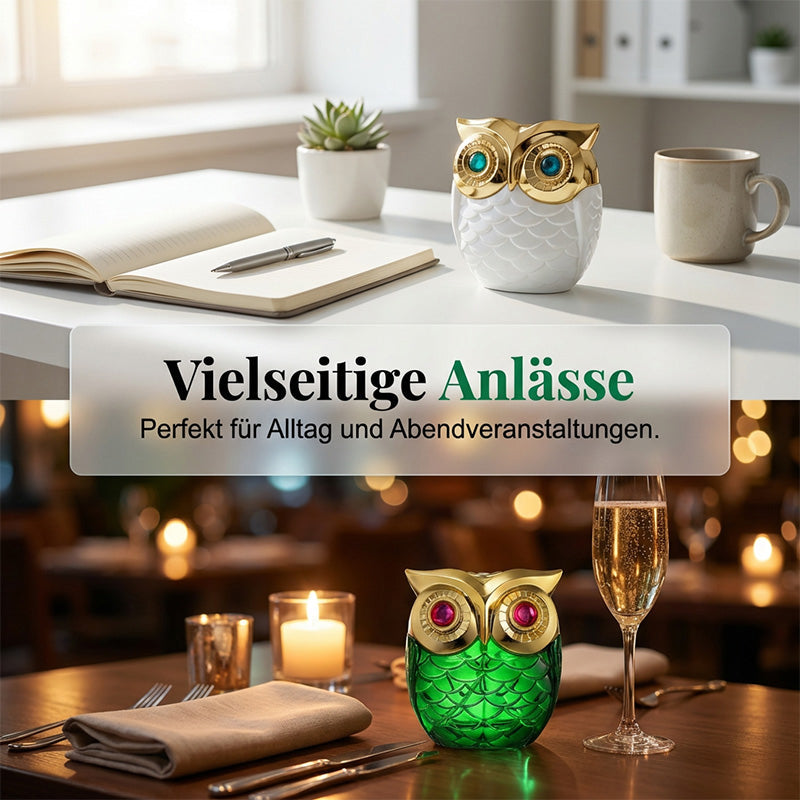 🔥🦉 50% RABATT NU! Mystisk Eau de Parfum – Mystisk Doft, Elegant Uggleflaska, Långvarig. 🌙💎