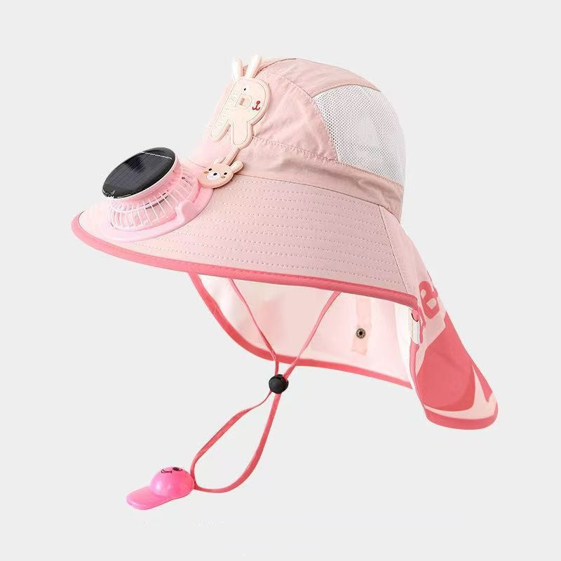 🔥50% RABATT NU! 🌬️Solskyddshatt med Nackskydd och Inbyggd Kylfläkt