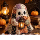 🔥SISTA DAGEN – 50 % RABATT🧵Little Ghosts mysiga Halloween-patchwork-kit att göra själv