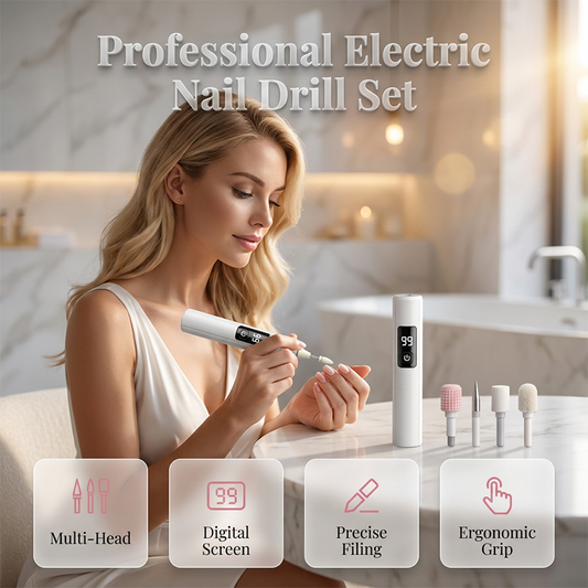 💎 50 % RABATT UNDER BEGRÄNSAD TID! ✨Professionell elektrisk nagelfil——uppgradera din nagelvård med 99 hastigheter & 4 tillbehör ✨💅