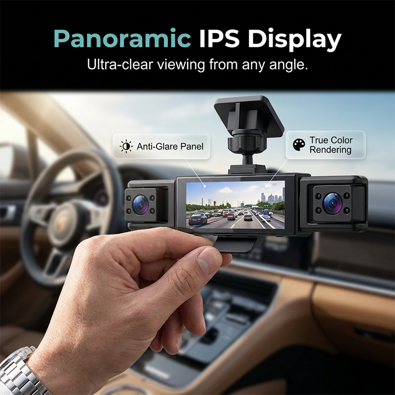 📢📢50% RABATT !! ⏰4-kanals dashcam med 360° skydd – nattseende & parkeringsvakt – komplett bilövervakning 🚗📹
