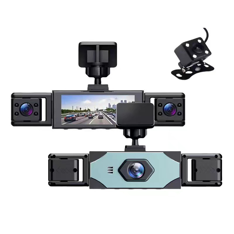 📢📢50% RABATT !! ⏰4-kanals dashcam med 360° skydd – nattseende & parkeringsvakt – komplett bilövervakning 🚗📹