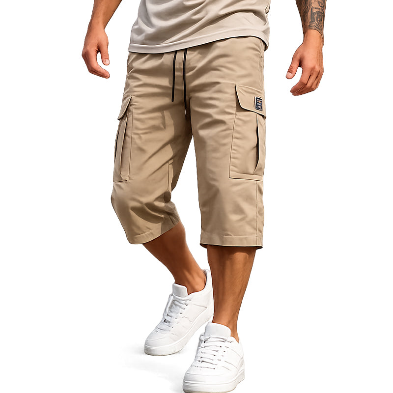 🔥50 % RABATT!!👖 Korta byxor i arbetsstil med flera fickor | Sidofickor · Dragsko i midjan · Snabbtorkande och andningsbara · Knäskydd | Till vardags/utomhus/hemma
