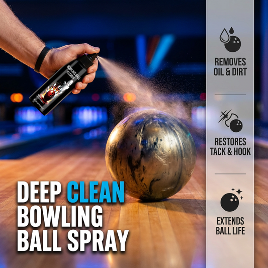 🔥50 % RABATT🎳 Rengöringsspray för bowlingklot | Tar bort fett och smuts utan att skada klotets yta · | För tävlingar, bowlinghallar och bowlingutrustning