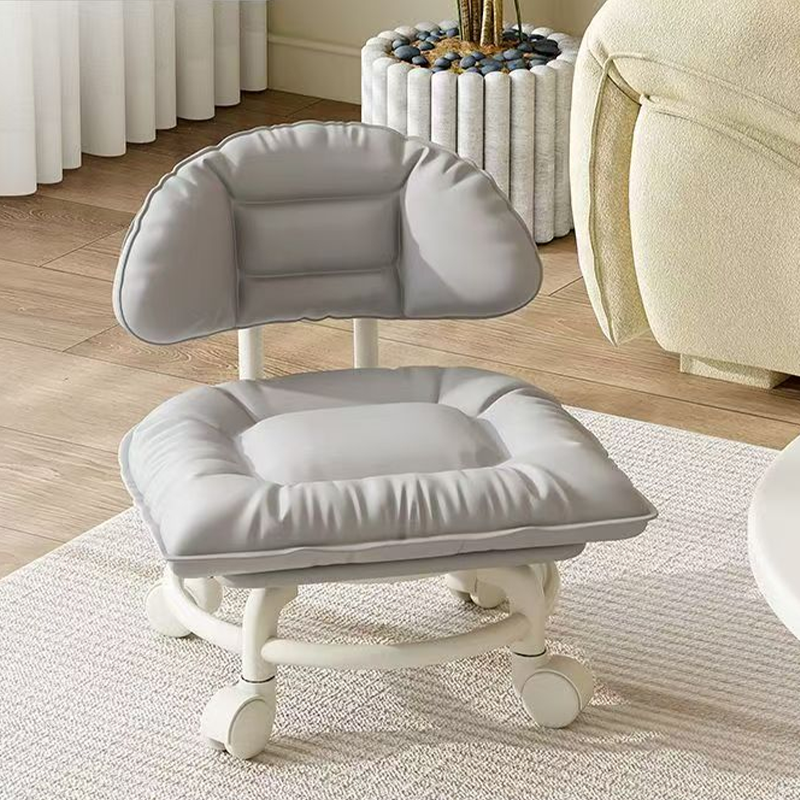 🪑 50% RABATT NU! ☁️ Rullande Låg Pall med Ryggstöd – Tysta Hjul & Molnkomfort – Perfekt för Barnomsorg, Städning & Avkoppling 🏠