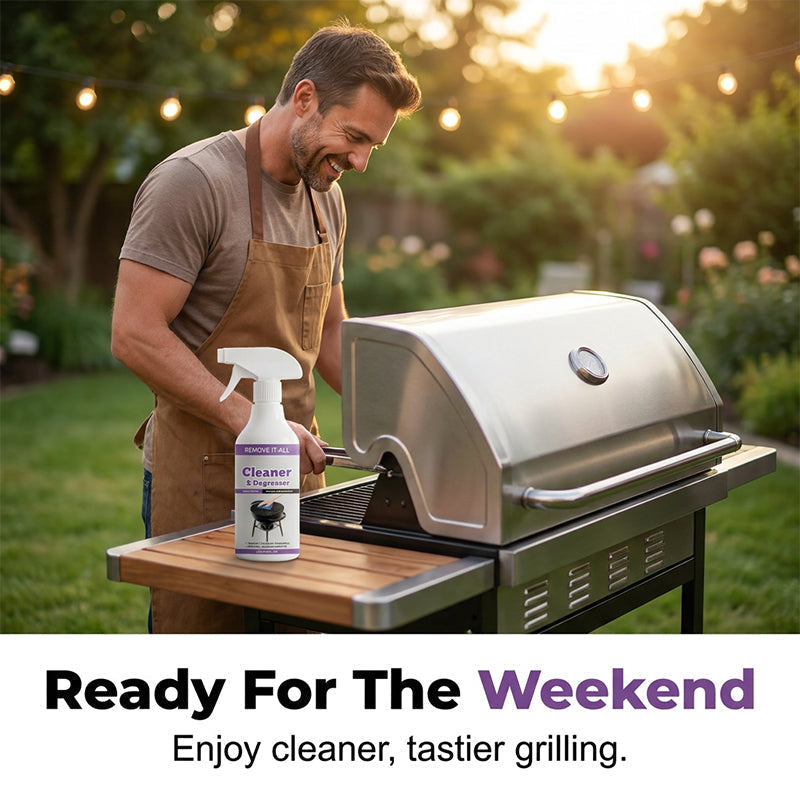 🧼 Kraftfull grillrengöring & avfettning – löser upp fett, smuts och fastbrända rester 🔥