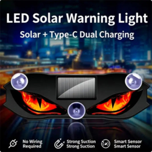 🚗🔆 Solcellsdriven LED-varningslampa för bilar – 50 % rabatt! Solcellsdriven, väderbeständig, aktiveras automatiskt när det blir mörkt – för ökad säkerhet vid vägkanten. 🔥🛡️