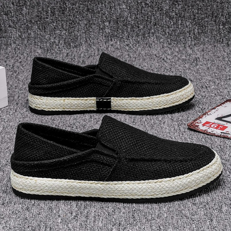 Casual loafers i linne för herr – lätta och bekväma för sommaren