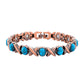 📿 50% RABATT NU! ✨ Antikt Kopparfärgat Magnetiskt Stenarmband – Vintage Finish & Ädelstenar – Perfekt för Vardag & Fest – Unisex Design 💎