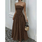 🎉 Rea 2026 – Över 46 000 sålda!💞 Off-shoulder-klänning med prickmönster för damer – tidlös charm möter modern elegans 🌸