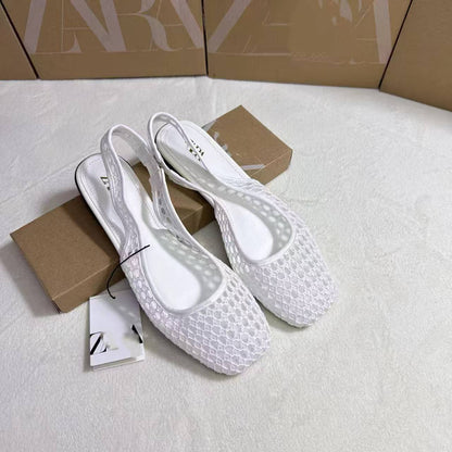 👡Nyheter 50 % rabatt🌸 Vävda slingback-sandaler för dam – 50 % rabatt! Snygga vävda detaljer, elegant slingback-modell, bekväm platt sula – perfekta både till jobbet och på helgen. 🔥✨