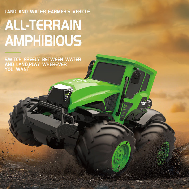 Amfibisk Terrängbil RC Traktor Leksak