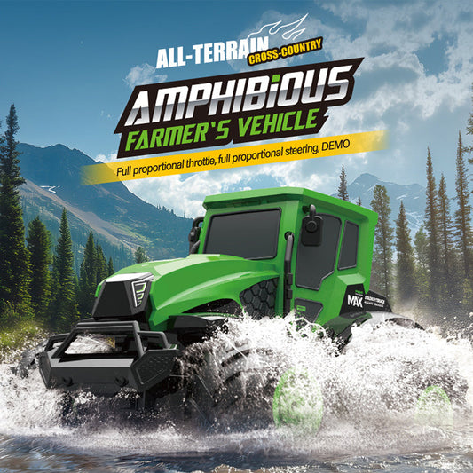 Amfibisk Terrängbil RC Traktor Leksak