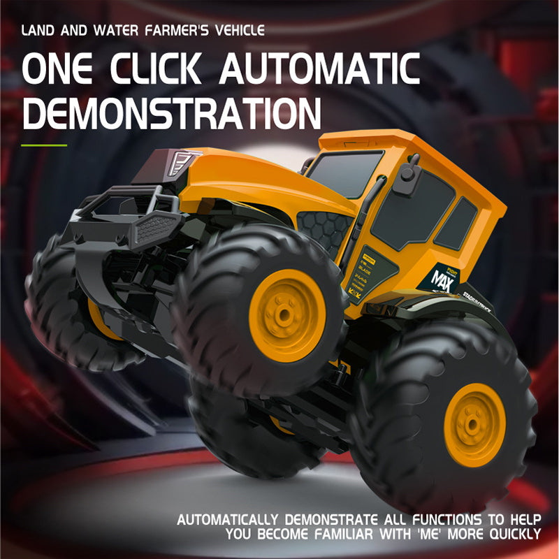 Amfibisk Terrängbil RC Traktor Leksak