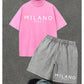 👕🩳 Set med T-shirt och shorts för män – 50 % rabatt! Avslappnad passform, andas bra, perfekt för sommardagar och avkoppling. 🔥☀️