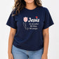 🎉 BEGRÄNSAD TID: 50 % RABATT! 👕 T-shirt med ”Faith Letter”-tryck – Mjuk inspiration till vardagen ✨